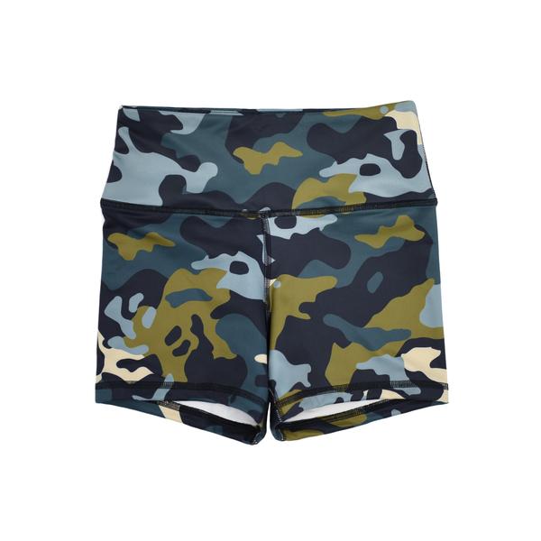 FLEO Alpine Olive Camo Shorts (Power High-rise) - 9 for 9