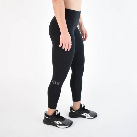FLEO El Toro 25" Black Leggings (Silky Silk) - 9 for 9