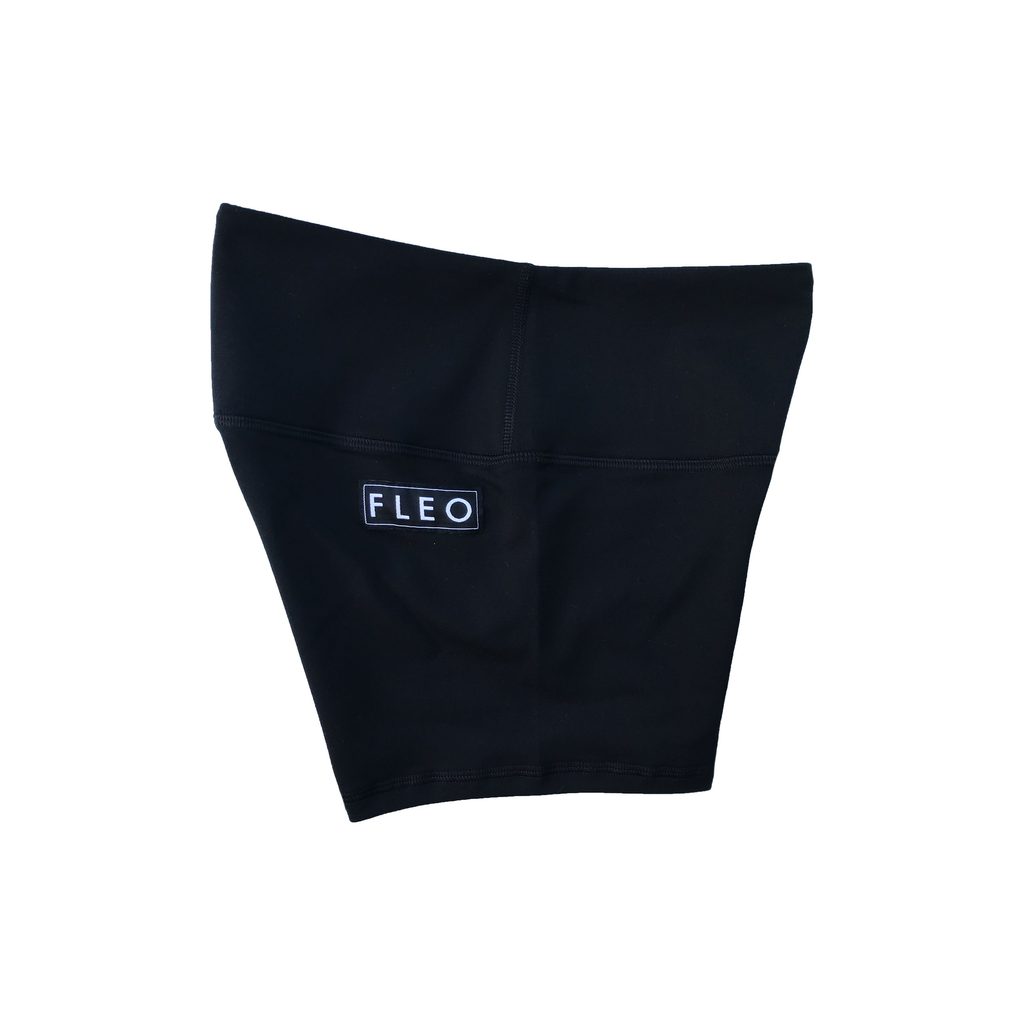 FLEO Black Shorts (Power High-rise) - 9 for 9