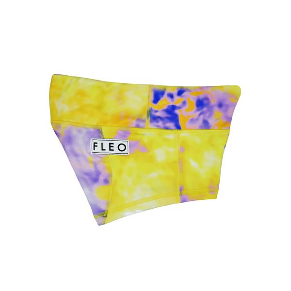 FLEO Burst Yellow Shorts (Low-rise Contour) - 9 for 9