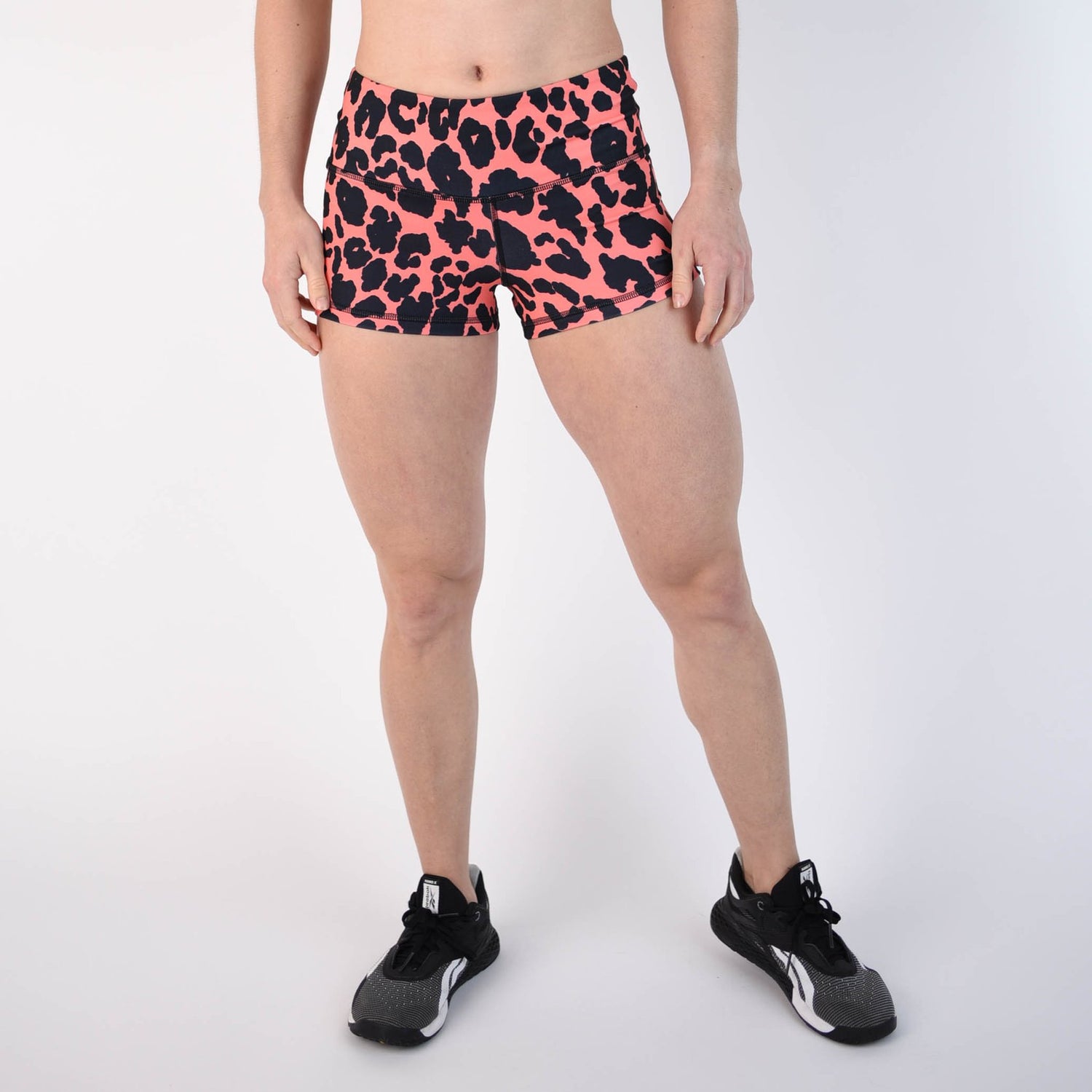 FLEO Coral Leopard Shorts (High-rise Original) - 9 for 9