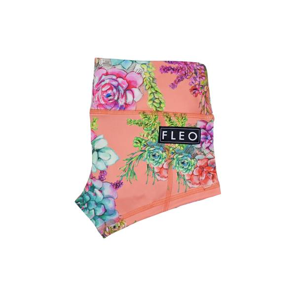 FLEO Coral Succulent Shorts (Low-rise Contour) - 9 for 9