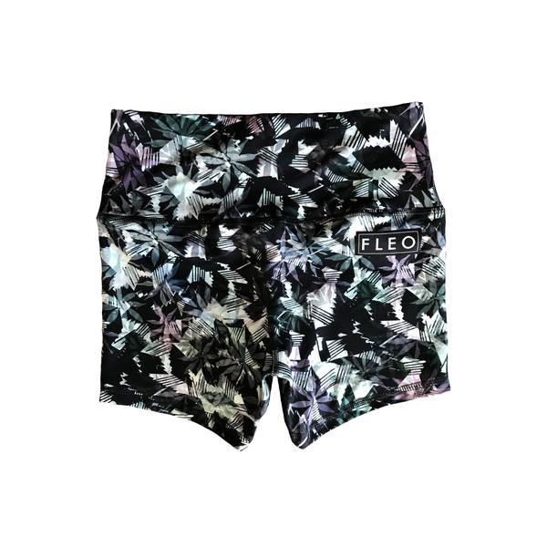 FLEO Dark Botanical Shorts (Power High-rise) - 9 for 9