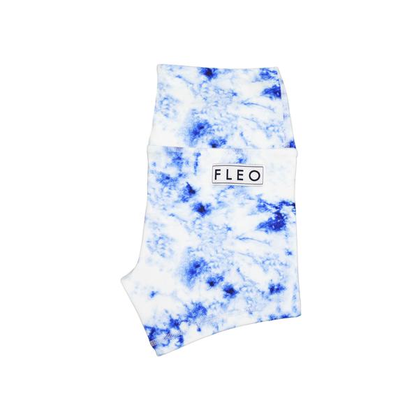 FLEO Indigo Blue Shorts (Power High-rise) - 9 for 9