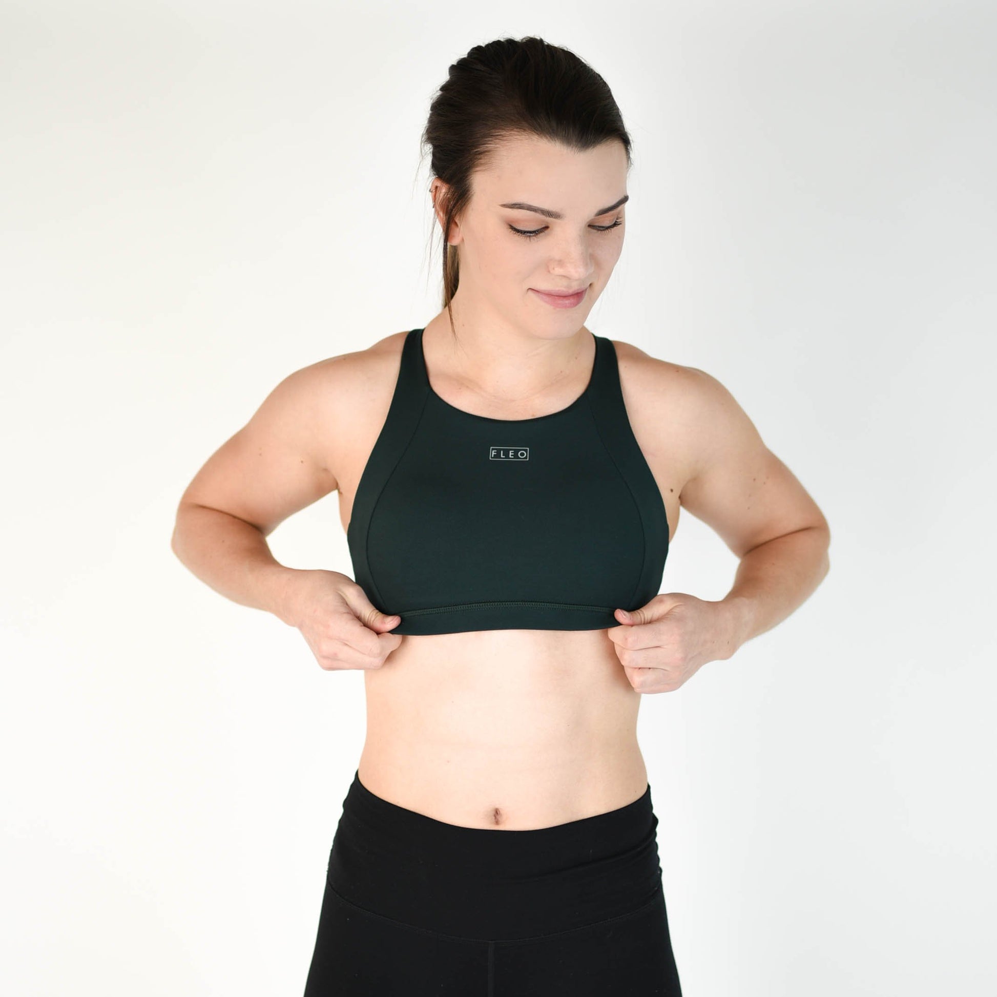 FLEO Jourdaine Sports Bra - Forest - 9 for 9