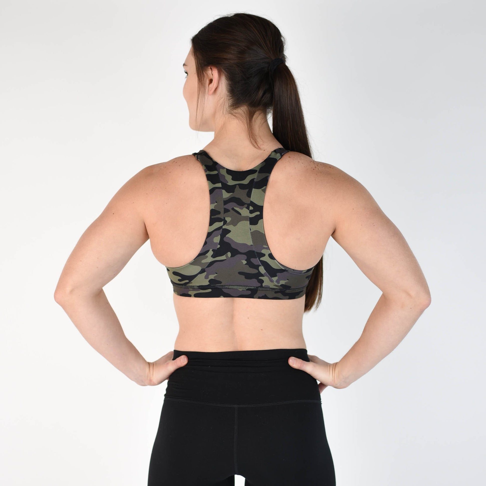 FLEO Jourdaine Sports Bra - Grapeade Camo - 9 for 9