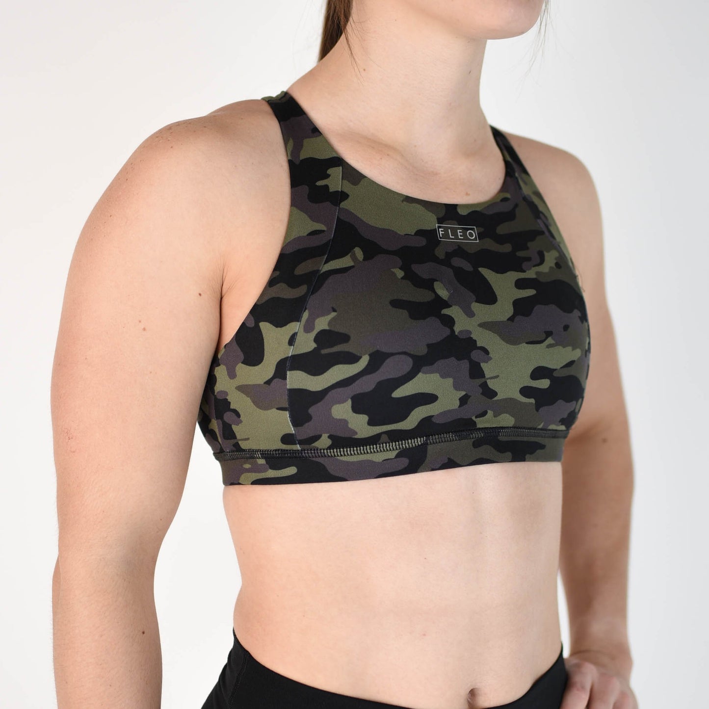 FLEO Jourdaine Sports Bra - Grapeade Camo - 9 for 9