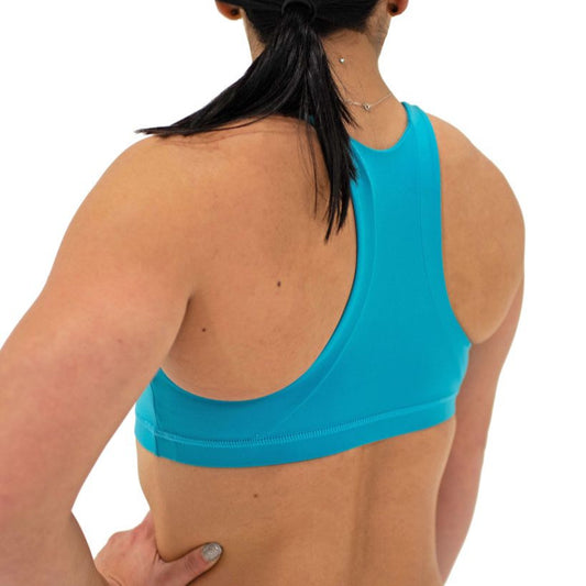 FLEO Jourdaine Sports Bra - Scuba Blue x Katie Crewe - 9 for 9