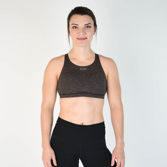 FLEO Jourdaine Sports Bra - Taupe Black - 9 for 9