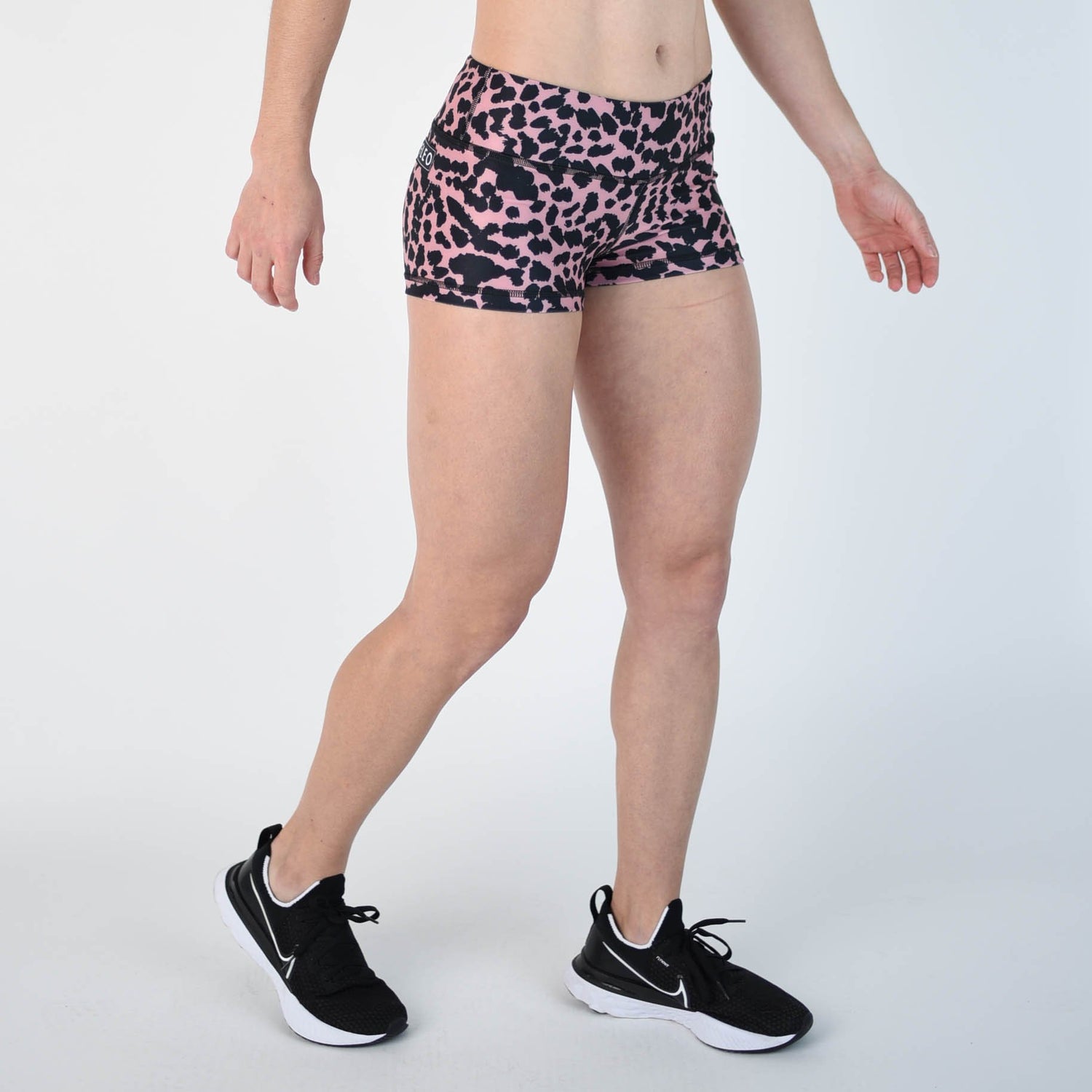 Leopard deals workout shorts