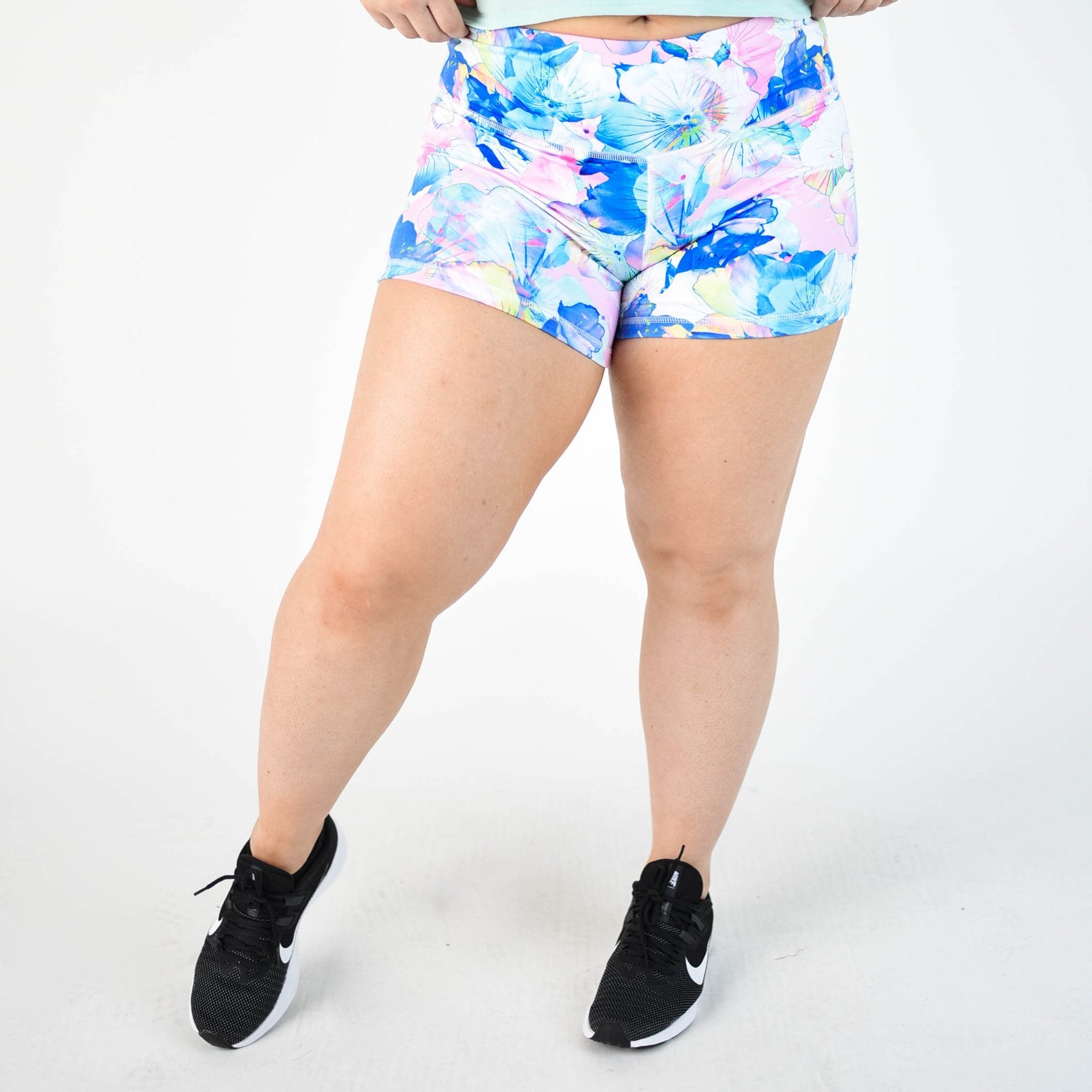 FLEO Mermaid Floral Shorts (Power High-rise) - 9 for 9