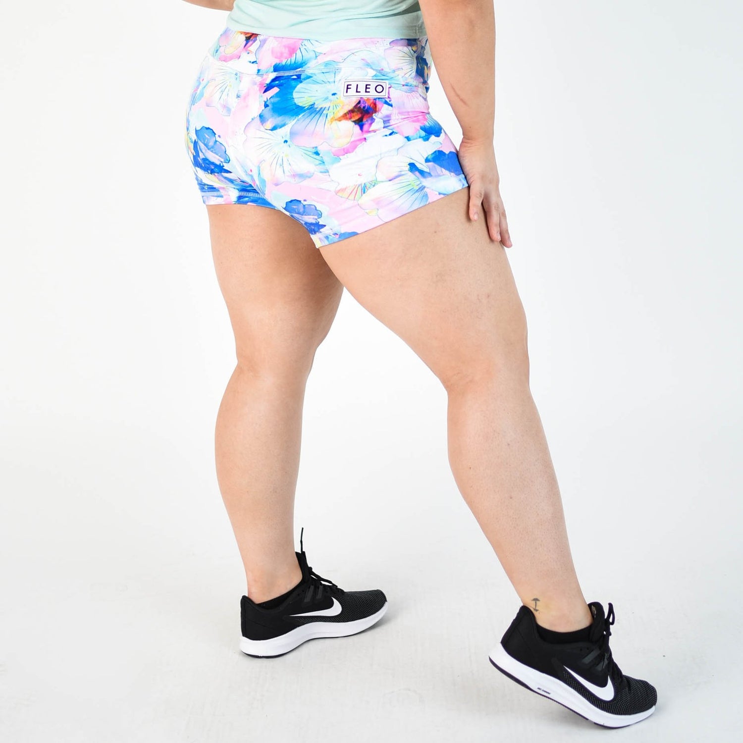 High waisted mermaid shorts sales
