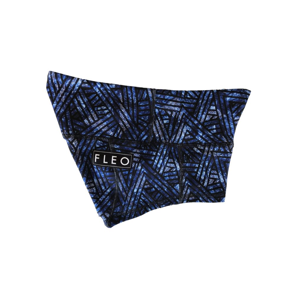 FLEO Navy Geo Shorts (Low-rise Contour) - 9 for 9