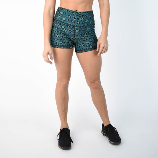 FLEO Night Leopard Shorts (Power High-rise) - 9 for 9
