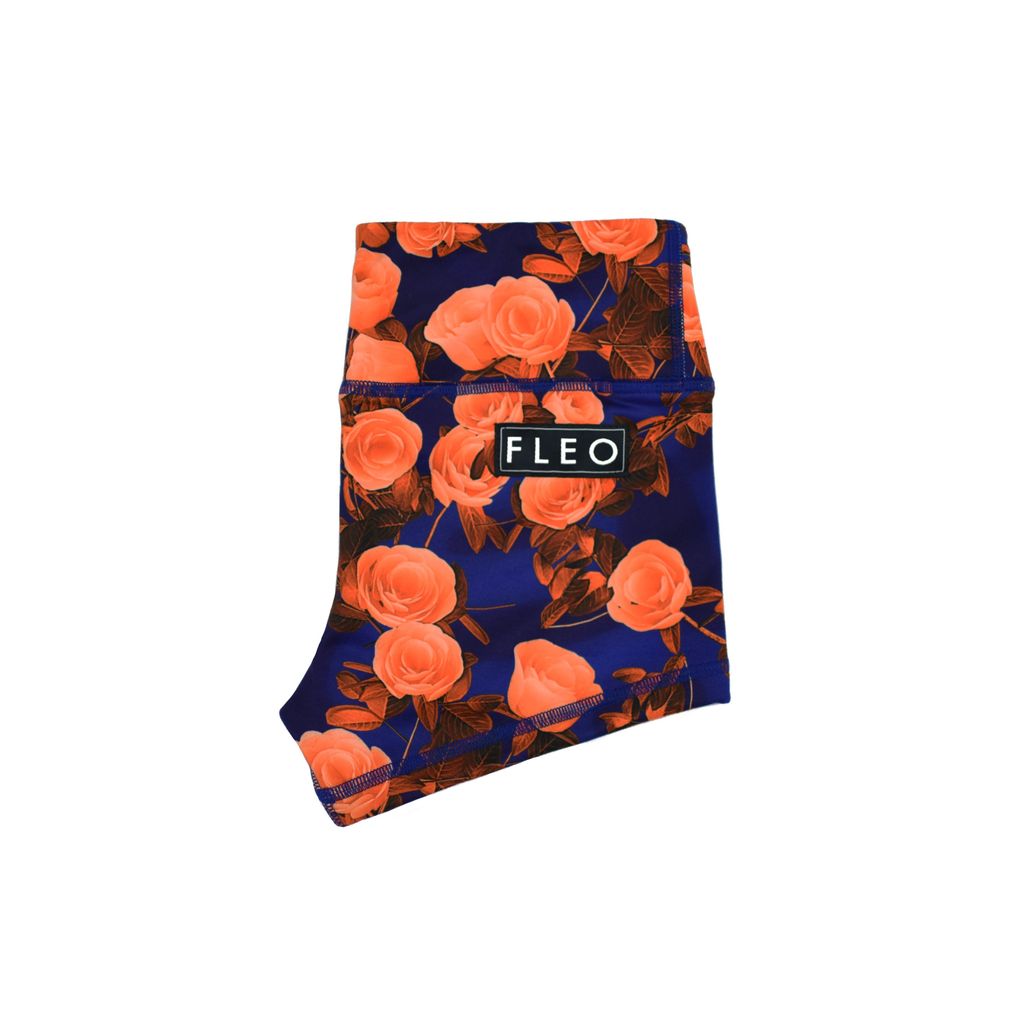 FLEO Orange Roses Shorts (Original) - 9 for 9