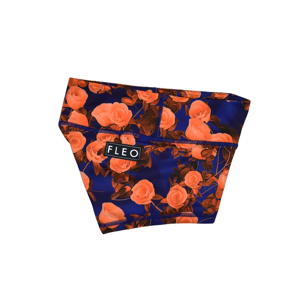 FLEO Orange Roses Shorts (Original) - 9 for 9