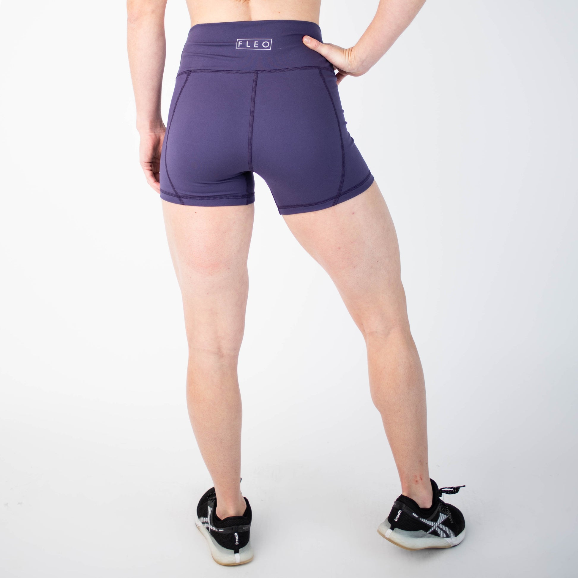 FLEO Purple Velvet Shorts (True High Contour) - 9 for 9