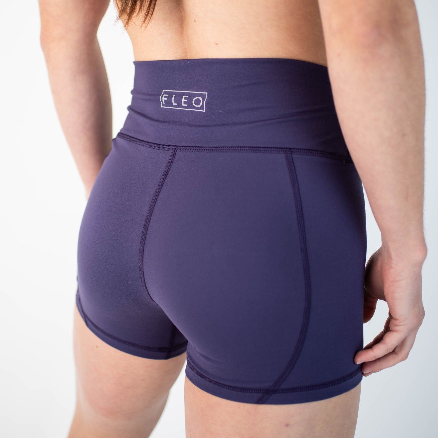 Purple hotsell velvet shorts