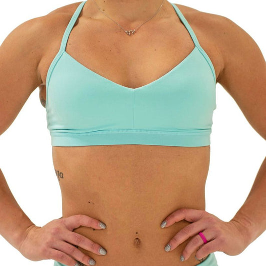 FLEO Reinette Sports Bra - Aqua Splash x Katie Crewe - 9 for 9