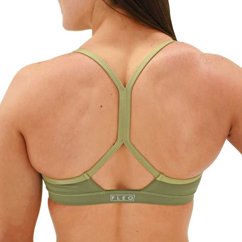 FLEO Reinette Sports Bra - Shadow Sage / Light Willow - 9 for 9