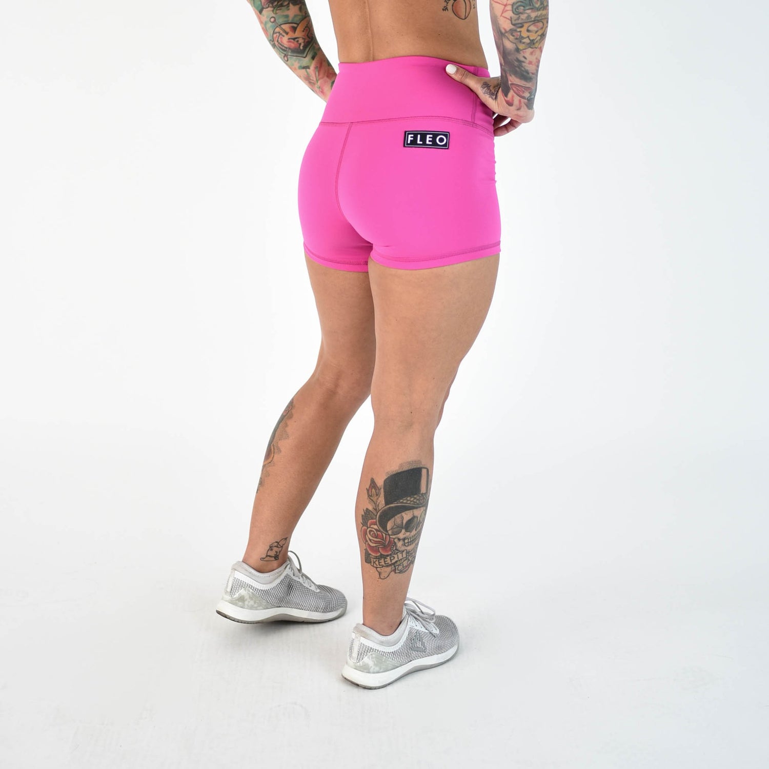 FLEO Rose Violet Shorts (Power High-rise) - 9 for 9