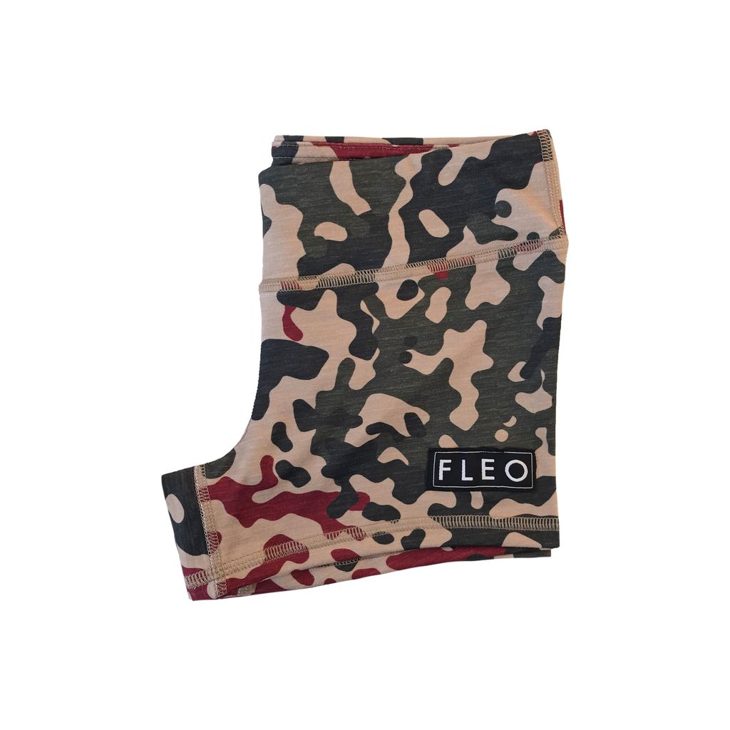 FLEO Scarlet Camo Shorts (3.25) - 9 for 9