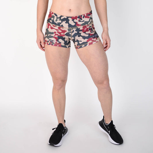 FLEO Scarlet Camo Shorts (3.25) - 9 for 9