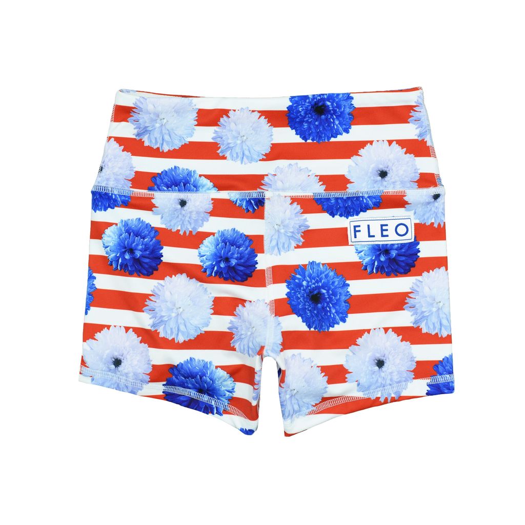 FLEO Stripes & Poms Shorts (Power High-rise) - 9 for 9