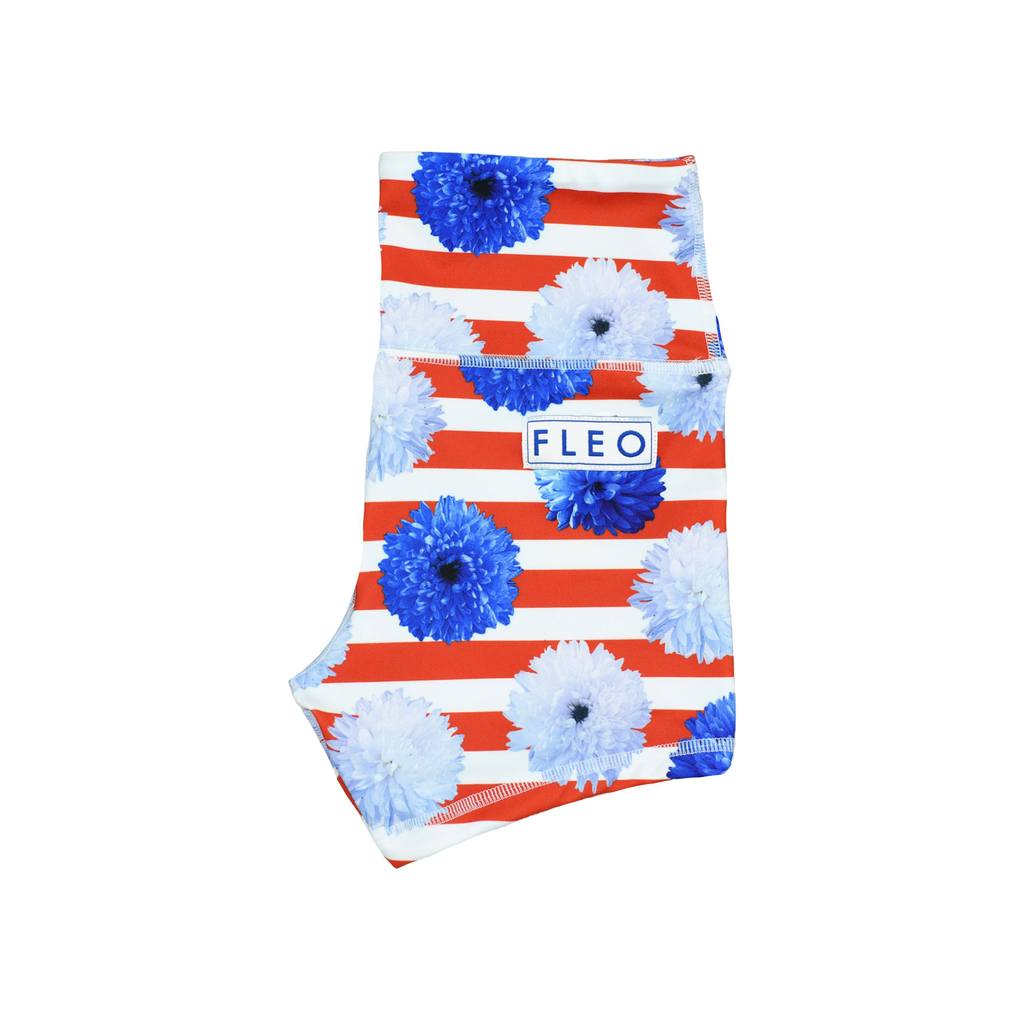 FLEO Stripes & Poms Shorts (Power High-rise) - 9 for 9