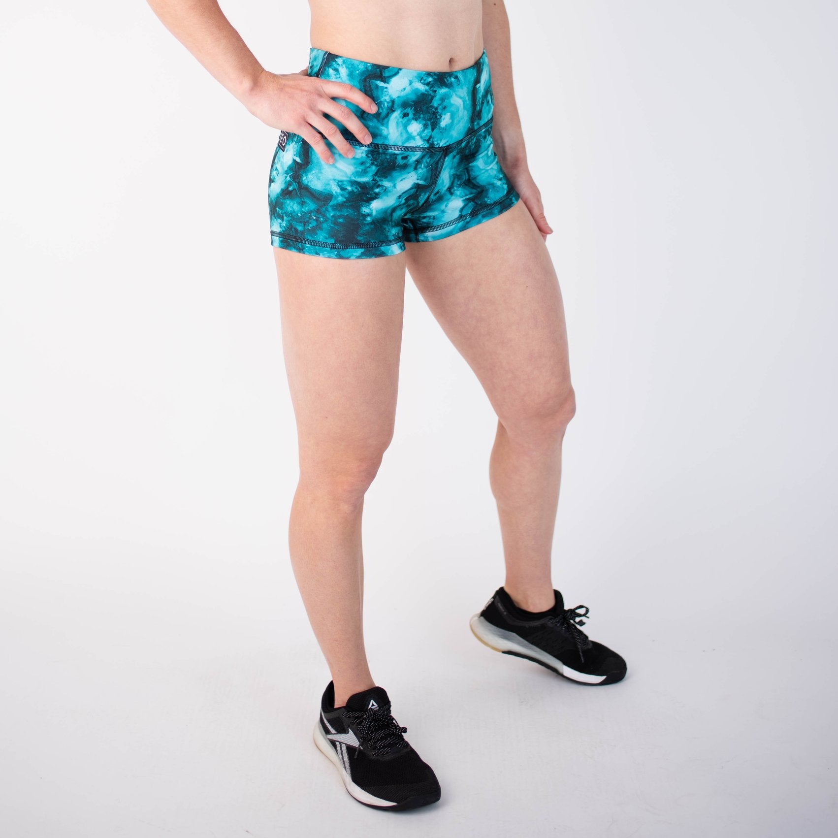 FLEO Turquoise Stone Shorts (High-rise Original) - 9 for 9