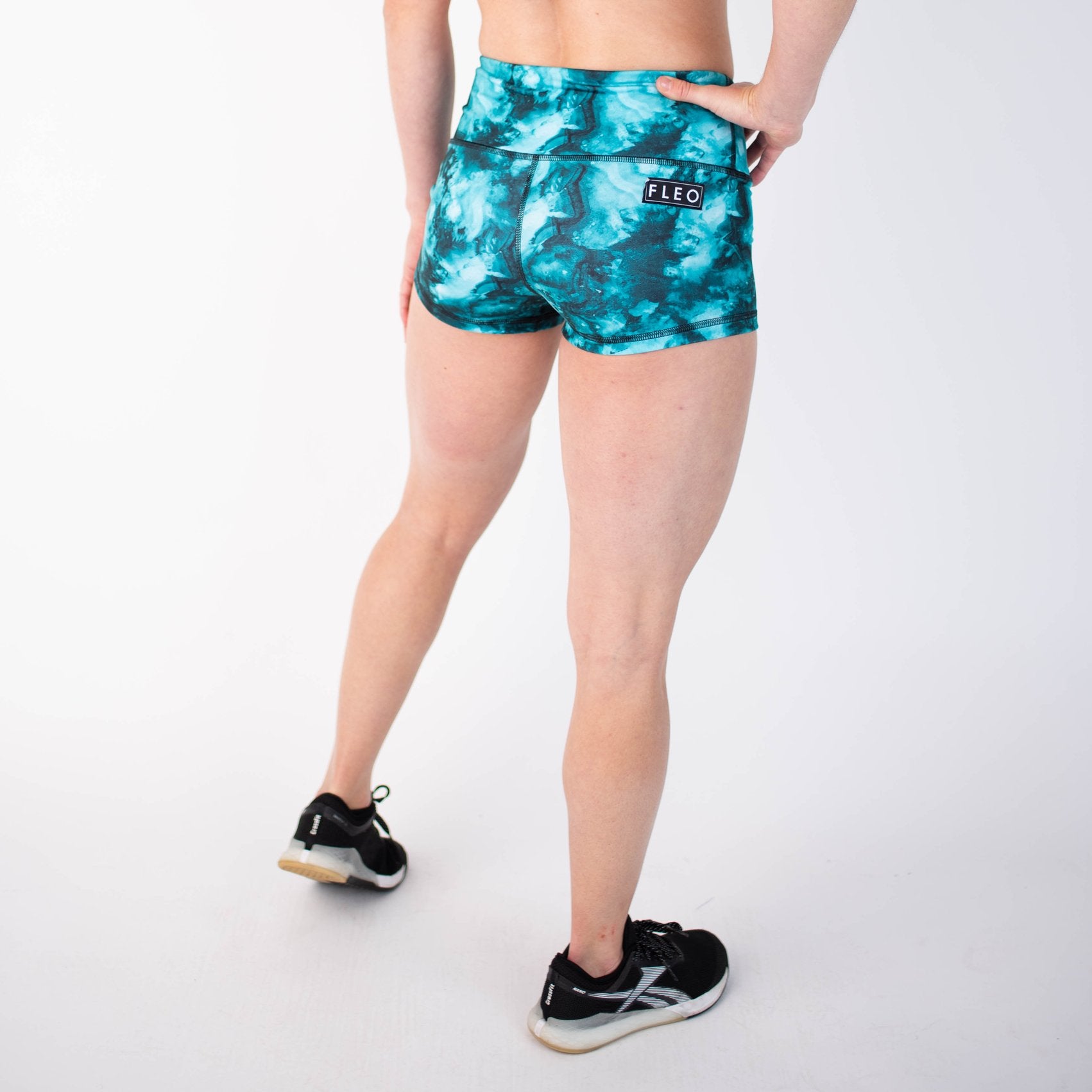 FLEO Turquoise Stone Shorts (High-rise Original) - 9 for 9