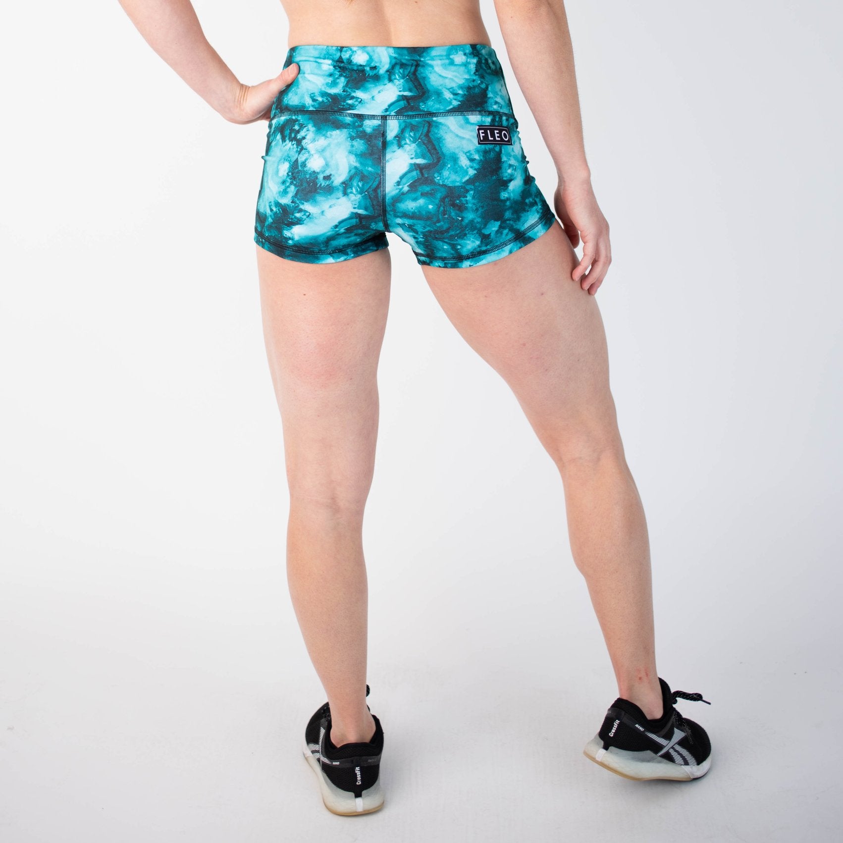 FLEO Turquoise Stone Shorts (High-rise Original) - 9 for 9