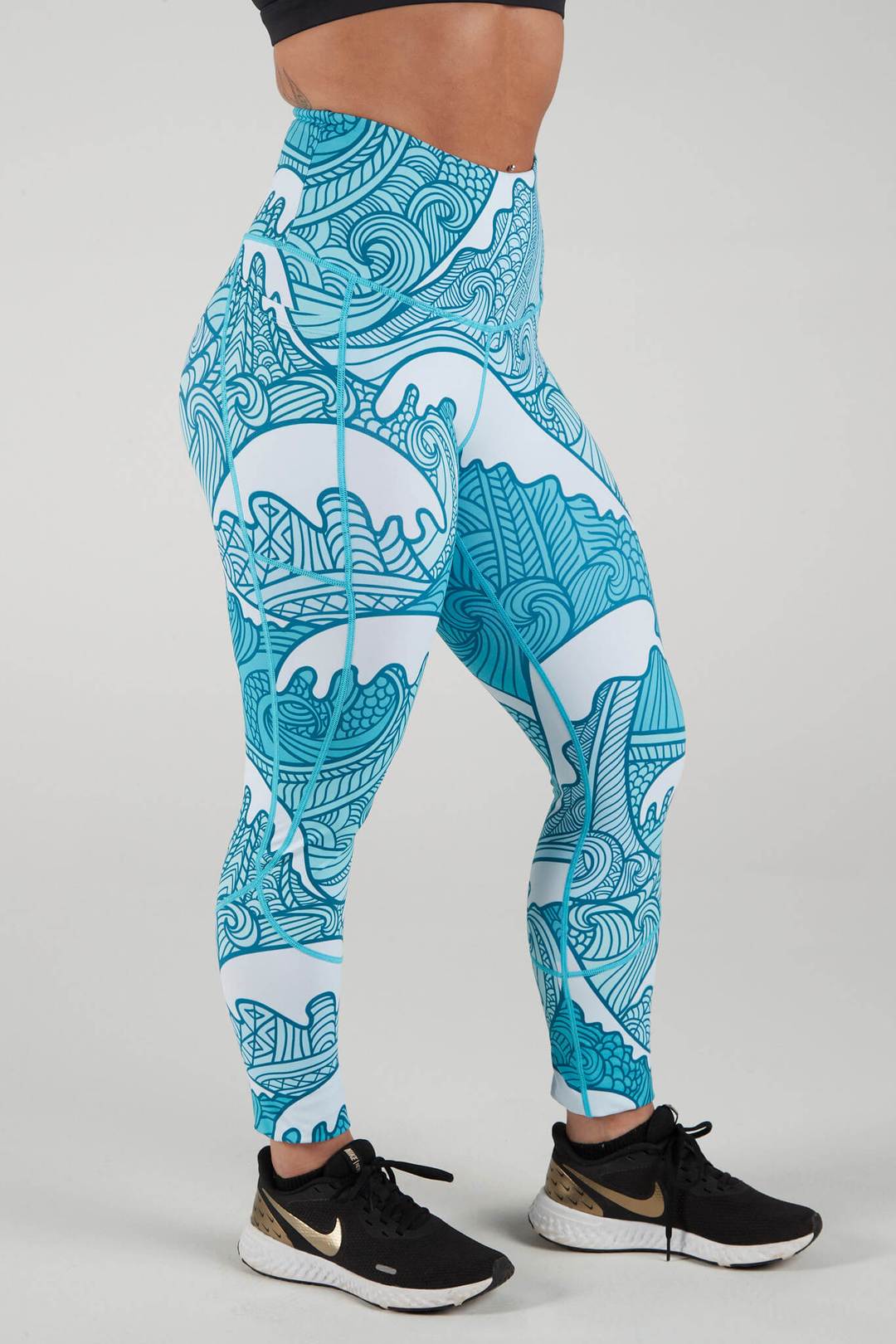 Feed Me Fight Me Pipeline High-Waisted Leggings - 9 for 9