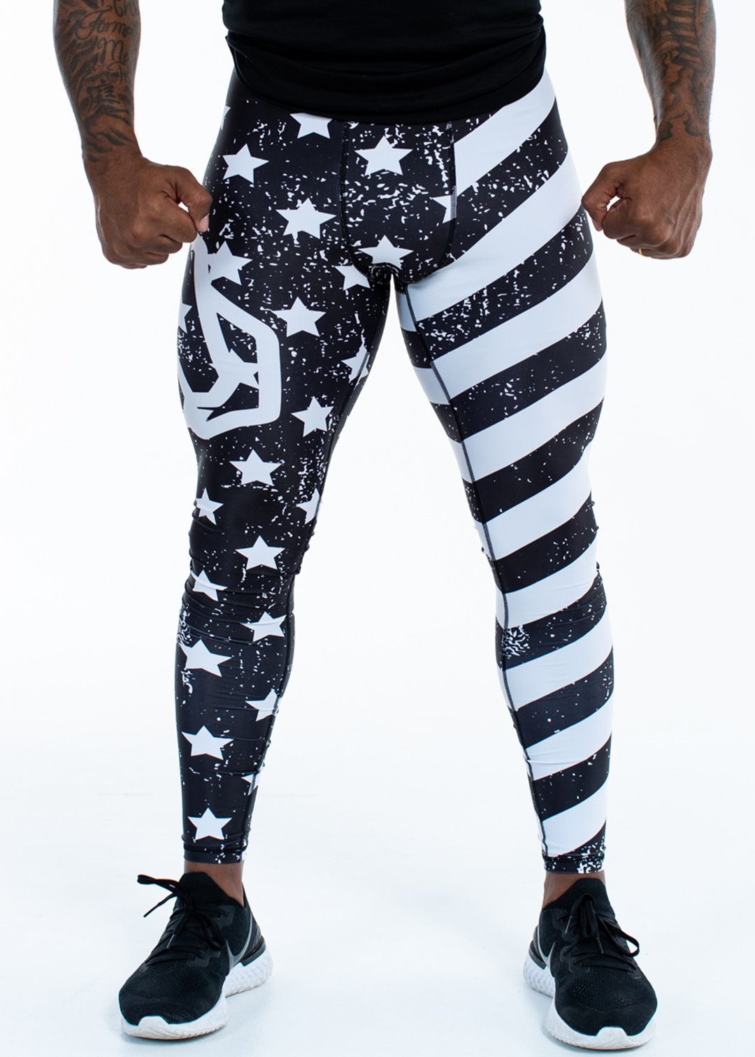 Feed Me Fight Me Men's American Gangster Compressions - 9 for 9