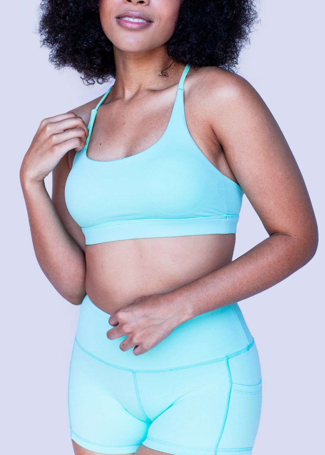 Feed Me Fight Me Basic Sports Bra (Icee) - 9 for 9