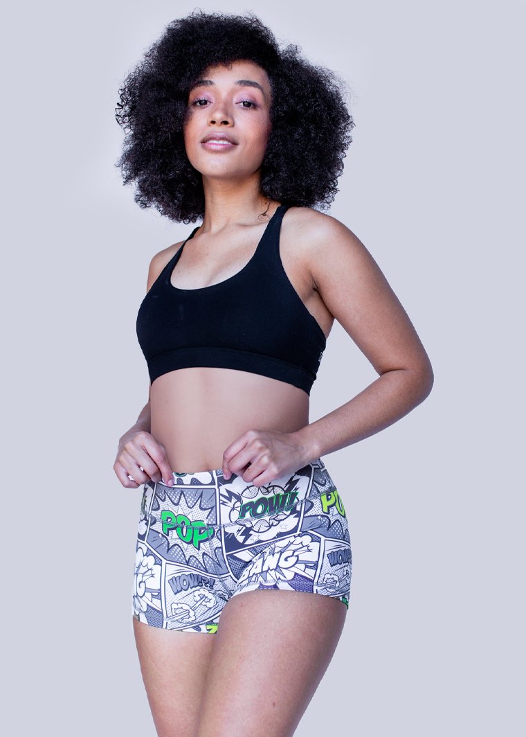 Feed Me Fight Me Women's 'Crime Fighter' Shorts - 9 for 9