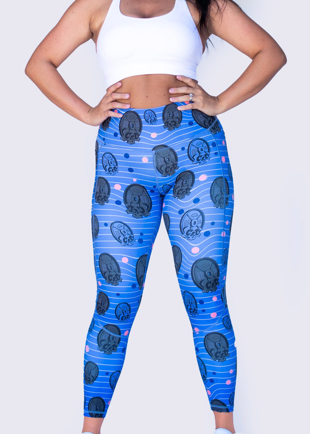 Feed Me Fight Me Death By Iron High-Waisted Leggings - 9 for 9