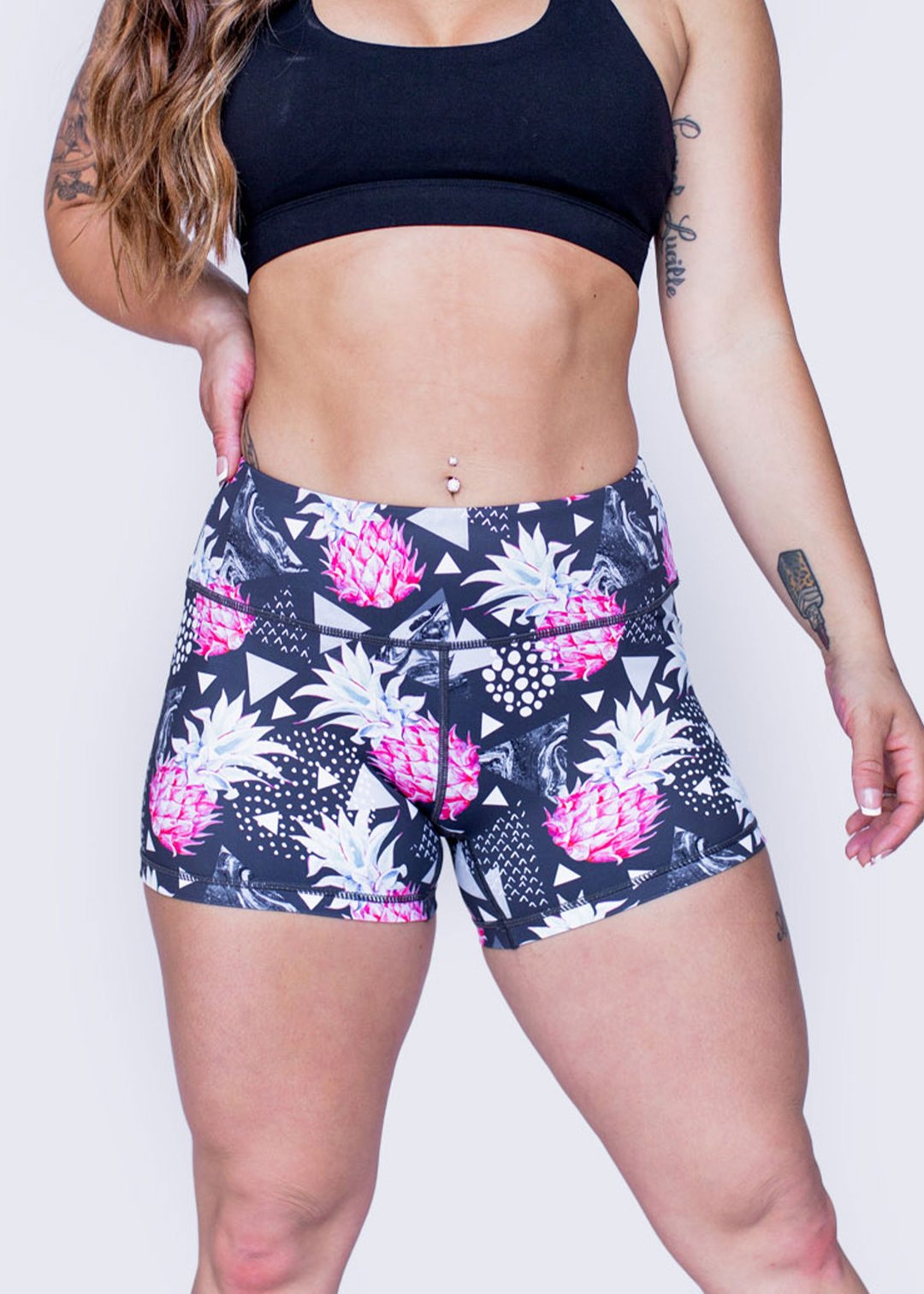Feed Me Fight Me Women's Lost In Pineapple Shorts - 9 for 9