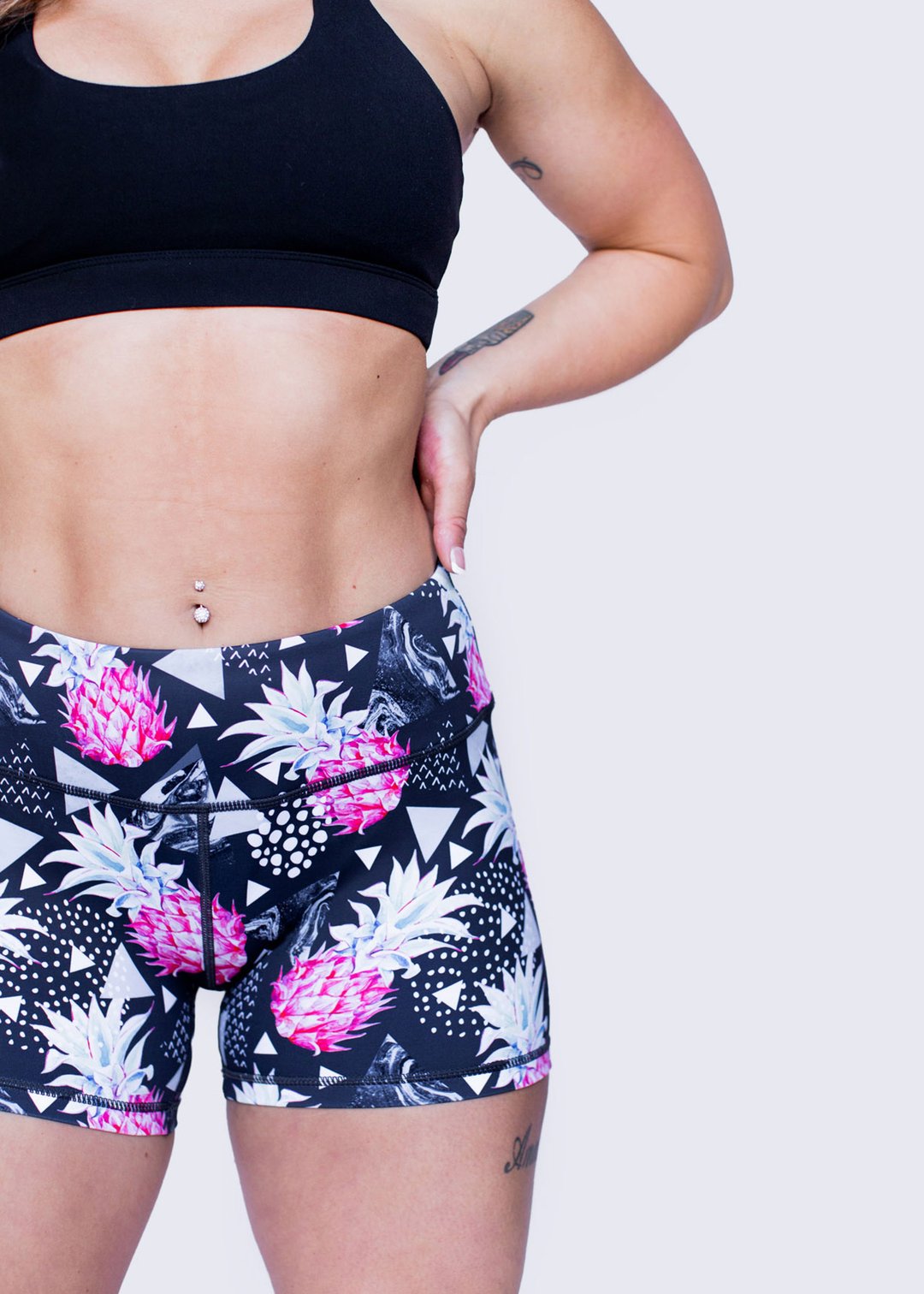 Feed Me Fight Me Women's Lost In Pineapple Shorts - 9 for 9
