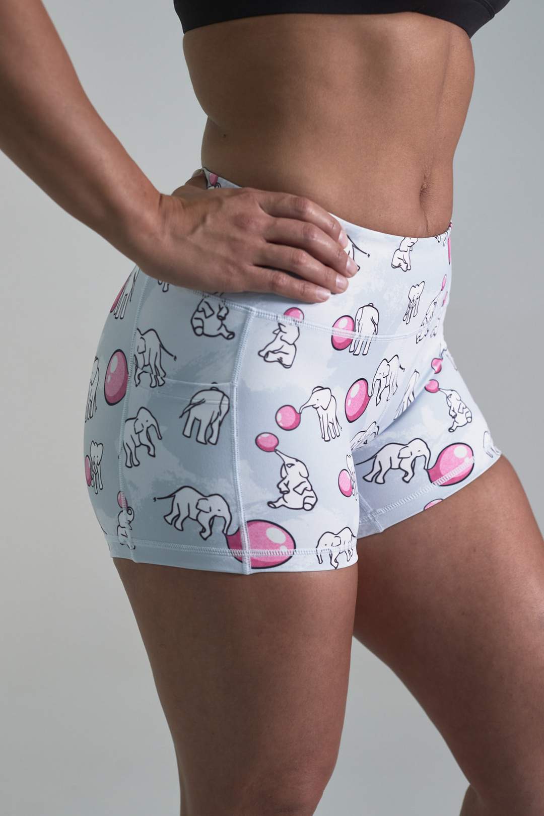 Feed Me Fight Me Women's White Elephant Shorts - 9 for 9