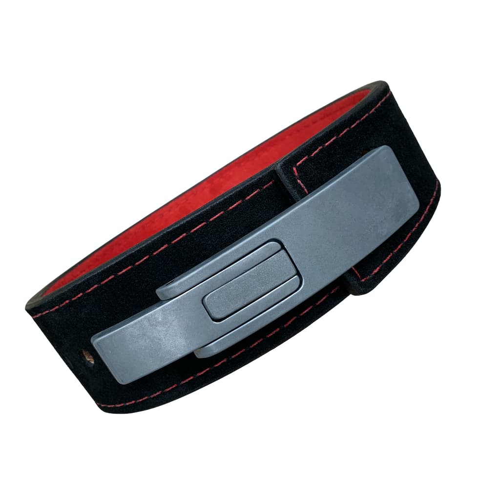 Pioneer Fitness Powerlifting Lever Belt – 10mm thick – 3" wide (Two Tone Suede) - 9 for 9
