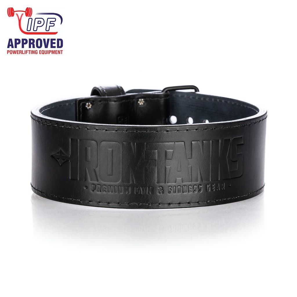 Iron Tanks Hellraiser Single Prong "Pioneer Cut™" 10/13mm Powerlifting Belt - IPF APPROVED - 9 for 9