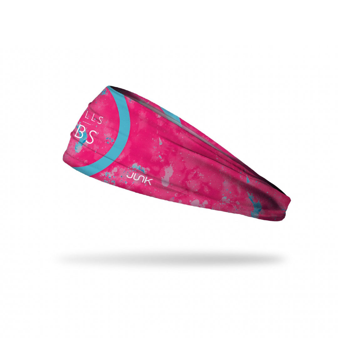 JUNK Barbells for Boobs Pink Tie Dye Headband (Big Bang Lite)