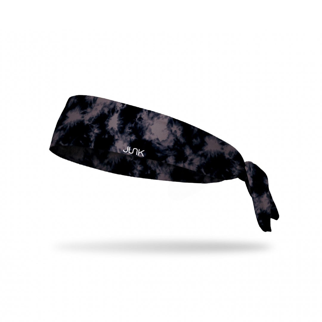 JUNK Duo-Dye Black Headband (Flex Tie)