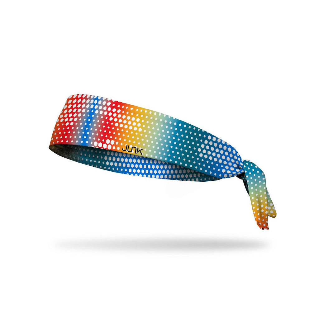 JUNK Rainbow Dot Headband (Flex Tie) - 9 for 9