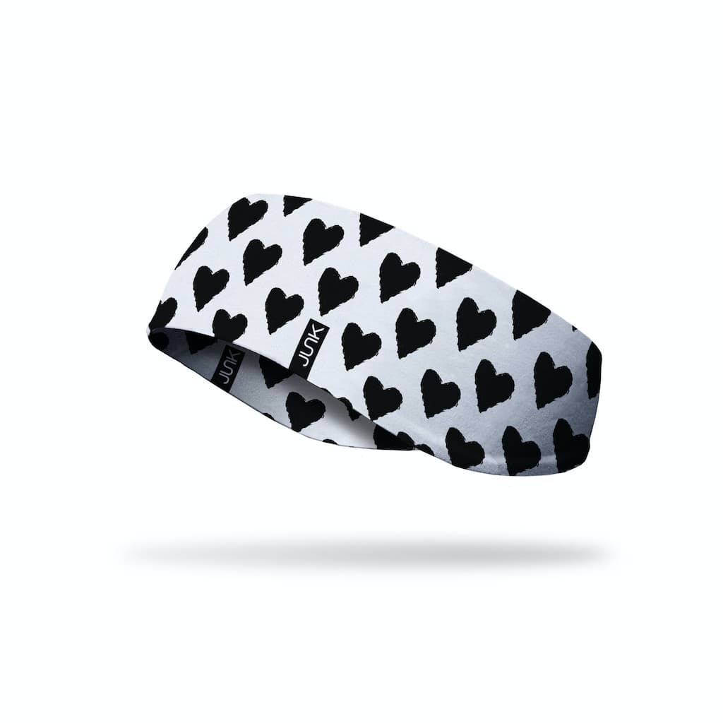 JUNK Black Heart Headband (Ear Warmer) - 9 for 9