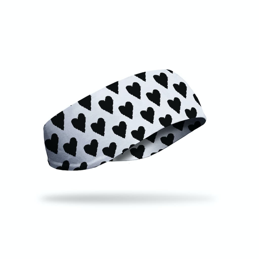 JUNK Black Heart Headband (Ear Warmer) - 9 for 9
