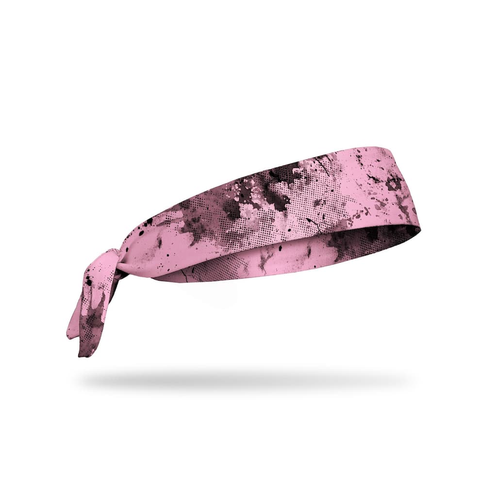 JUNK Powder Pink Grunge Headband (Flex Tie) - 9 for 9