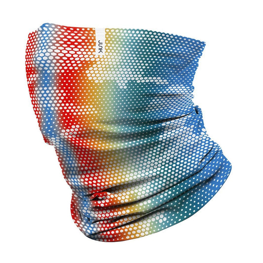 JUNK Rainbow Dot Winter Neck Gaiter - 9 for 9