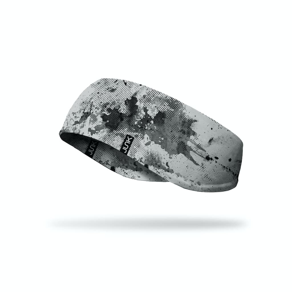 JUNK Soft Grey Grunge Headband (Ear Warmer) - 9 for 9